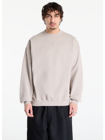 φούτερ y-3 brushed terry crew sweatshirt light brown xs σε προσφορά