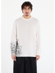 t-shirt y-3 gfx long sleeve t-shirt chalk white m