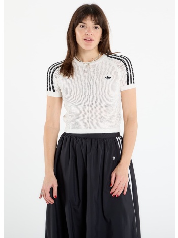 πουλόβερ adidas crochet tee off white s