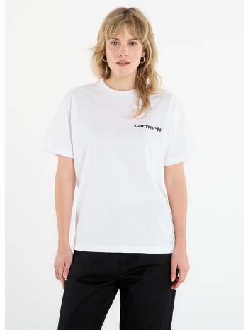 t-shirt carhartt wip s/s caps t-shirt unisex white m σε προσφορά