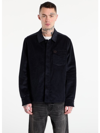 πουκάμισο fred perry corduroy overshirt navy xl σε προσφορά
