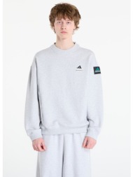 φούτερ adidas equipment crew light grey heather xl