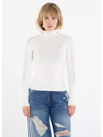 φούτερ adidas knit hooded ls off white l σε προσφορά