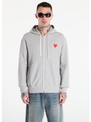 φούτερ comme des garçons play sweatshirt red emblem knit