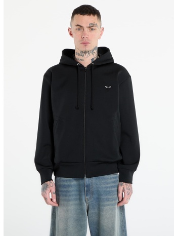 φούτερ comme des garçons play sweatshirt black emblem knit σε προσφορά