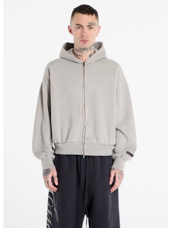φούτερ fear of god essentials classic full zip hoodie smoke