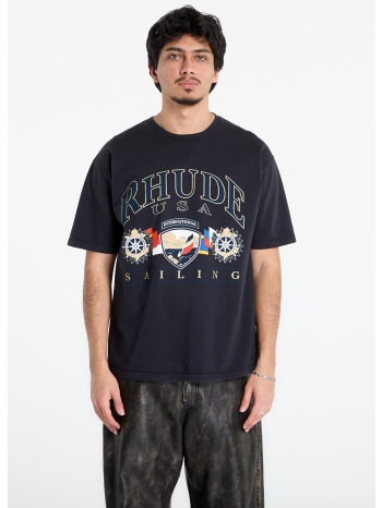 t-shirt rhude usa sailing icon tee vintage black/ white l σε προσφορά