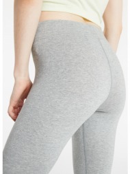 nike sportswear essential women`s 7/8 mid-rise leggings dk grey heather/ white