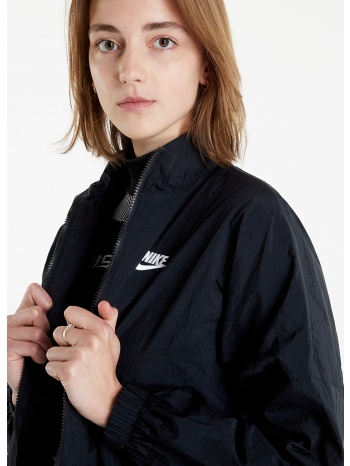 nike nsw essential wr woven jacket black/ black/ white σε προσφορά