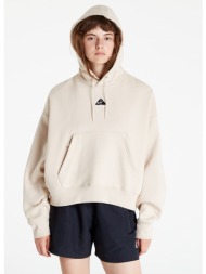 nike acg therma-fit women`s `tuff knit` fleece hoodie sanddrift/ summit white/ off noir