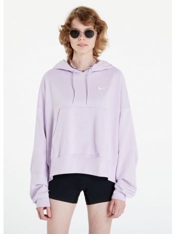 nike women`s oversized jersey pullover hoodie light purple σε προσφορά
