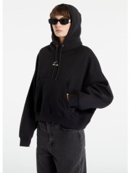 nike acg therma-fit women`s `tuff knit` fleece hoodie black/ summit white/ dk smoke grey