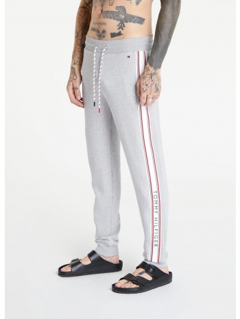 tommy hilfiger signature tape joggers grey