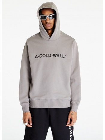 a-cold-wall* essential logo hoodie slate grey