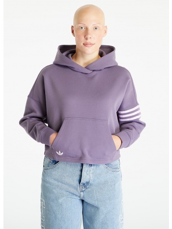 adidas adicolor neuclassics hoodie shadow violet σε προσφορά