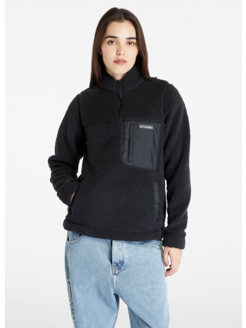 columbia west bend™ 1/4 zip sherpa pullover black black σε προσφορά