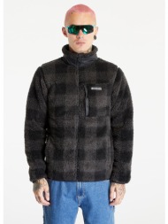 columbia winter pass™ print fleece full zip jacket black check