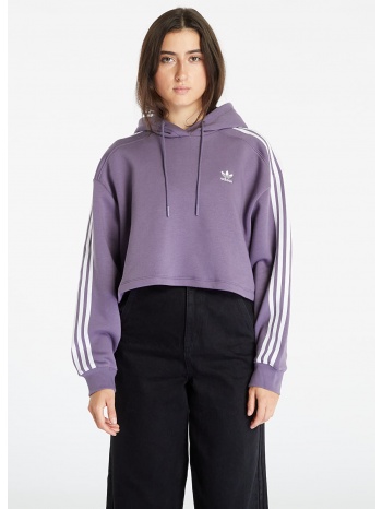 adidas hoodie cropped shale violet