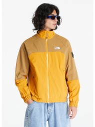 the north face nse shell suit top citrine yellow/ utility brown