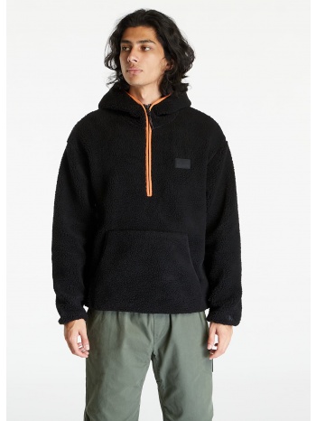 calvin klein jeans sherpa half-zip hoodie black σε προσφορά