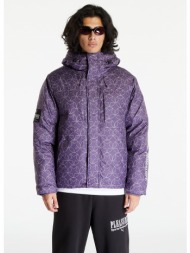 puma x pleasures puffer jacket purple charcoal