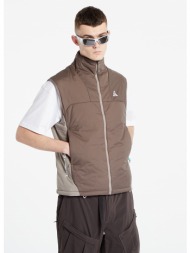 nike acg therma-fit adv `rope de dope` full-zip vest unisex ironstone/ moon fossil/ summit white