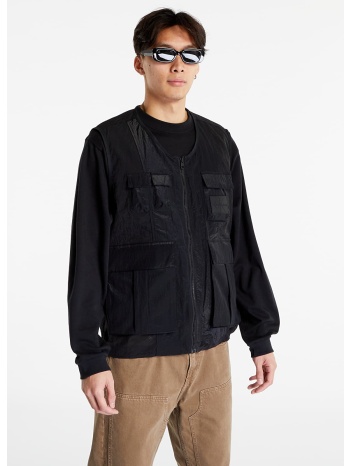 calvin klein jeans mesh ripstop utility vest black