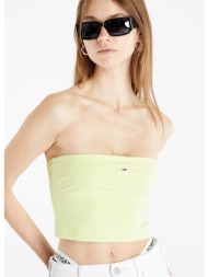 tommy jeans essential tube top light citrus