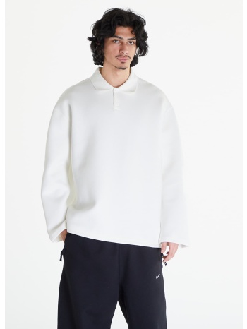 nike tech fleece reimagined polo sweatshirt sail σε προσφορά