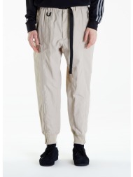 y-3 crinkle nylon cuffed pants clay brown