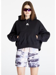 nike acg therma-fit women`s `tuff knit` fleece hoodie black/ summit white