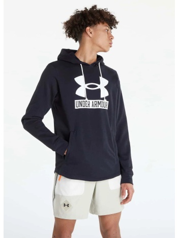 under armour rival terry logo hoodie black/ onyx white σε προσφορά
