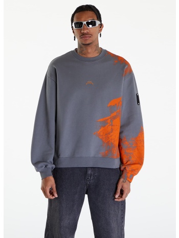 a-cold-wall* brushstroke crewneck sweatshirt slate