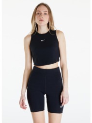 nike sportswear essentials women`s ribbed cropped tank black/ sail