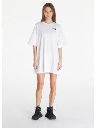 the north face simple dome t-shirt dress tnf white
