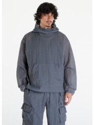 nike sportswear tech pack men`s woven mesh pullover iron grey/ iron grey