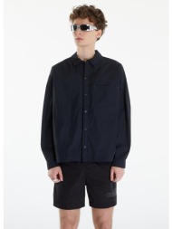 nike sportswear tech pack men`s woven long-sleeve shirt black/ black/ black
