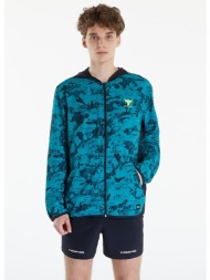 under armour project rock iso tide hybrid jacket hydro teal/ black/ high-vis yellow