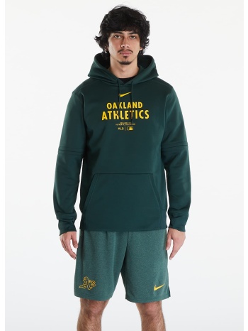nike men`s ac tf hoodie po oakland athletics pro green/ pro