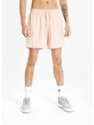 nike sportswear men`s woven flow shorts arctic orange/ white