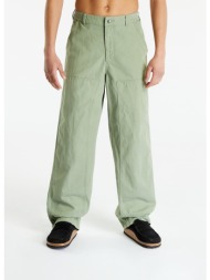 nike sportswear men`s double-panel pants oil green/ white