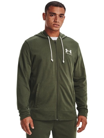 φούτερ under armour rival terry lc fz green xxl σε προσφορά