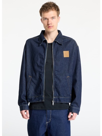 μπουφάν calvin klein jeans relaxed zip denim jacket denim l σε προσφορά