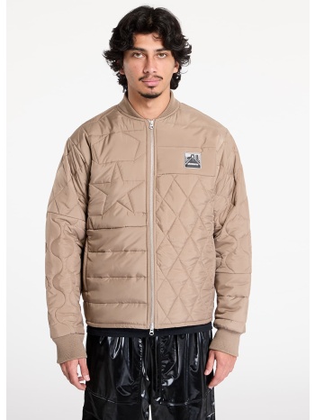 μπουφάν pleasures stonehenge quilted jacket brown l σε προσφορά