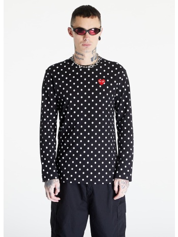 μπλουζάκι comme des garçons play heart logo long sleeve tee σε προσφορά
