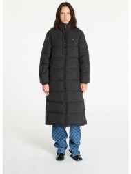 μπουφάν tommy jeans maxi essential puffer coat black xs