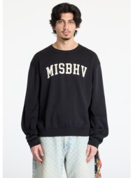 πουλόβερ misbhv knitted varsity crewneck sweatshirt unisex black m