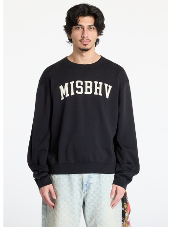 πουλόβερ misbhv knitted varsity crewneck sweatshirt unisex σε προσφορά