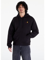φούτερ carhartt wip hooded american script jacket unisex black xs
