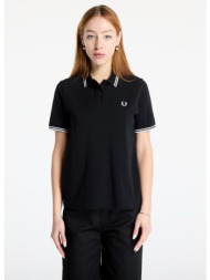 μπλουζάκι fred perry twin tipped polo shirt black 38